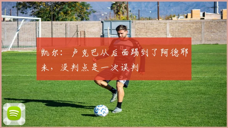 凯尔：卢克巴从后面踢到了阿德耶米，没判点是一次误判