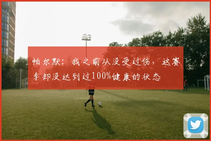 帕尔默：我之前从没受过伤，这赛季却没达到过100%健康的状态