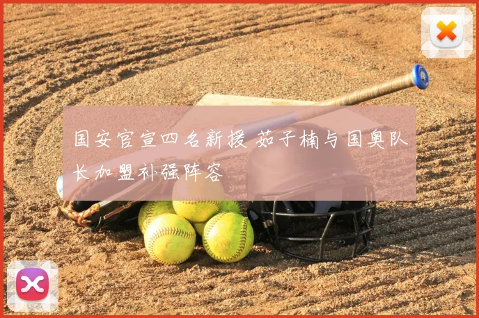 国安官宣四名新援 茹子楠与国奥队长加盟补强阵容